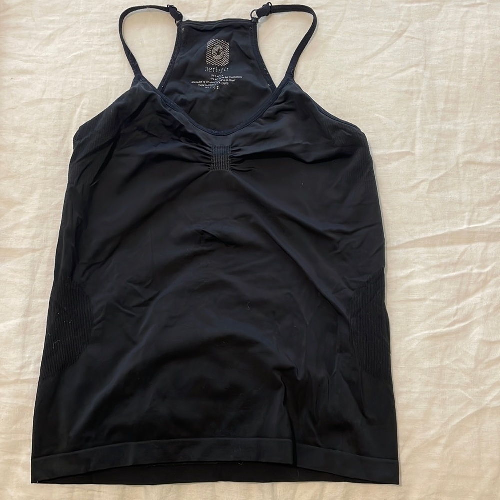Aeriefit Black Workout Tank